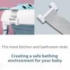 Baby Bath Tub Pad, Adjust Strap Soft Floating Tub Pillow Sink Bath Cushion, Give Baby Extra Support and Comfort While Bathing (2) view 4