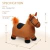 INPANY Bouncy Horse Toys for 2 Year Old Boy, Toddler Plush Bouncing Farm Animals, Inflatable Hopper, Jumping bounce Horse, Kid Ride on Rubber Bouncer, Outdoor Indoor Baby Birthday Gift for 3 4 Yr Girl view 2