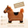 INPANY Bouncy Horse Toys for 2 Year Old Boy, Toddler Plush Bouncing Farm Animals, Inflatable Hopper, Jumping bounce Horse, Kid Ride on Rubber Bouncer, Outdoor Indoor Baby Birthday Gift for 3 4 Yr Girl view 4