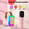 OUTUVAS Kids Karaoke Microphone Machine Toy, 4-12 Years Old Girls Christmas Birthday Gift for Girls, Karaoke Toys Gifts for Girls Ages 4, 5, 6, 7, 8, 9, 10, 12 +Year Old Birthday Party. (Pink) view 3