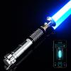 DAMIENSABER Upgrade RGB3.0 Smooth Swing Motion Control Dueling Light Saber, 16 Sound Fonts Luke Light Saber with 16 RGB Solid and Infinite Color Changing, Rechargeable Metal Hilt for Adults view 1
