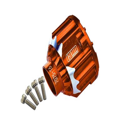 Aluminum 7075-T6 Front Or Rear Differential Case for Traxxas 1:5 X Maxx 6S / X Maxx 8S / XRT 8S / 1:6 Sand Car 8S Upgrades - Orange