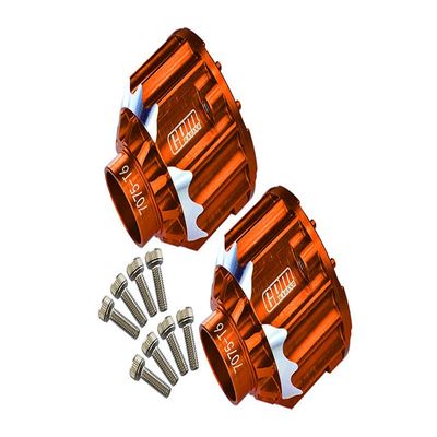 Aluminum 7075-T6 Front + Rear Differential Case for Traxxas 1:5 X Maxx 6S / X Maxx 8S / XRT 8S / 1:6 Sand Car 8S Upgrades - Orange