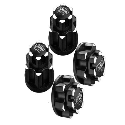 Aluminum 7075-T6 Wheel Lock for for Arrma 1:5 KRATON 8S / Outcast 8S / KRATON EXB Roller/Outcast EXB Roller Upgrades - Black