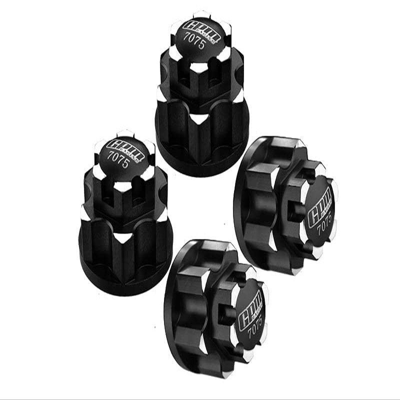 Aluminum 7075-T6 Wheel Lock for for Arrma 1:5 KRATON 8S / Outcast 8S / KRATON EXB Roller/Outcast EXB Roller Upgrades - Black