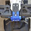 Aluminum 7075-T6 Rear Bumper for Traxxas 1/8 4WD Sledge Monster Truck 95076-4 Upgrades - Silver view 2