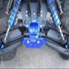 Aluminum 7075-T6 Rear Bumper for Traxxas 1/8 4WD Sledge Monster Truck 95076-4 Upgrades - Silver view 3