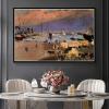 DIY Oil Painting Kit,Port Valencia Painting by Joaquin Sorolla Arts Craft for Home Wall Decor view 3