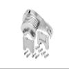 Aluminum 7075-T6 Main Gear Cover for Traxxas 1/8 4WD Sledge Monster Truck 95076-4 - 11Pc Set Silver view 1