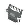Aluminium 6061-T6 Rear Gear Box Lower Tray for Kyosho R/C MINI Z AWD Upgrade Parts - Black view 1