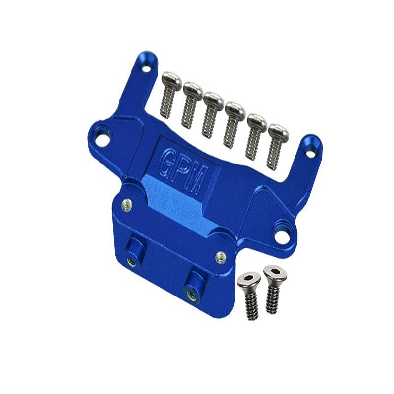 Aluminium 6061-T6 Rear Gear Box Lower Tray for Kyosho R/C MINI Z AWD Upgrade Parts - Blue