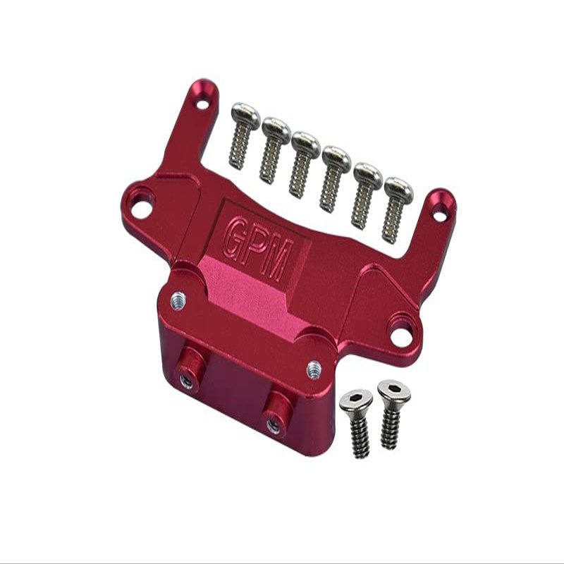 Aluminium 6061-T6 Rear Gear Box Lower Tray for Kyosho R/C MINI Z AWD Upgrade Parts - Red