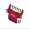 Aluminium 6061-T6 Rear Gear Box Lower Tray for Kyosho R/C MINI Z AWD Upgrade Parts - Red view 1