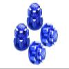 Aluminum 7075-T6 Wheel Lock for for Arrma 1:5 KRATON 8S / Outcast 8S / KRATON EXB Roller/Outcast EXB Roller Upgrades - Blue view 1