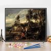 Paint by Numbers Kits for Adults and Kids Farm at Laken Painting by Peter Paul Rubens Arts Craft for Home Wall Decor view 1