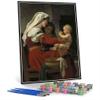 DIY Oil Painting Kit,Maternal Admiration The Bath Painting by William-Adolphe Bouguereau Arts Craft for Home Wall Decor view 1