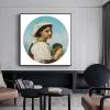 DIY Oil Painting Kit,Le Bouquet De Violettes Painting by William-Adolphe Bouguereau DIY Oil Painting Paint by Number Kits view 2