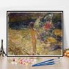 DIY Oil Painting Kit,The Bath Javea Painting by Joaquin Sorolla Paint by Numbers Kit for Kids and Adults view 1