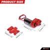 RCAWD 180 Brushed Motor Transmission Assembled 51T for 1/18 FMS EAZYRC ROC Hobby Crawlers Upgrade Parts Red view 2