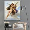 DIY Oil Painting Kit,Love and Psyche Painting by William-Adolphe Bouguereau Paint by Numbers Kit for Kids and Adults view 3