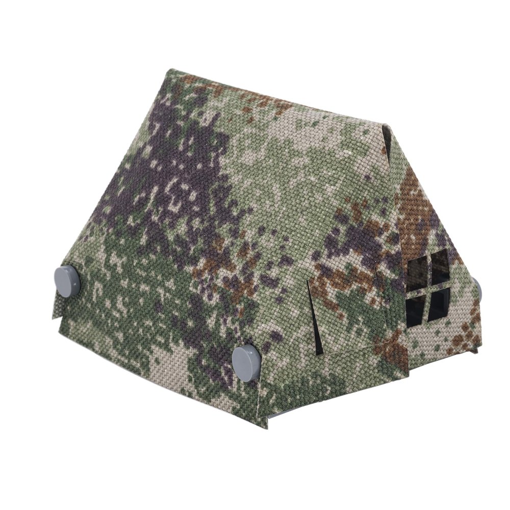 VICVIK Military Scene Building Blocks Set, WW2 Military Tent Model, Kids Building Blocks