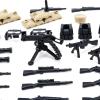 VICVIK Weapons Pack Military Weapons Accessories WWII Soldier Model Toys Military Equipment Battle Blocks Bricks Children's Toys, Compatible with Mini Figure Brick Toy for Boys Age 3 view 4