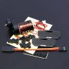 RCAWD Scx24 370 Brushed Motor and Transmission 34T for Axial 1-24 Scx24 Deadbolt Chevrolet Wrangler Gladiator Bronco Crawlers Upgrade Parts Black view 4