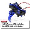 Rcarmumb Motor Cooling Fan Upgrades Part for 1/8 1/7 Arrm a RC Car,Brushed Brushless 20000 RPM High Speed 30mm Cooling Fan Heatsink with 40-42mm Adjustable Mount for 4274 4068 4268 Motor,Navy Blue view 2