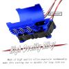 Rcarmumb Motor Cooling Fan Upgrades Part for 1/8 1/7 Arrm a RC Scale Car,Brushless 15000 RPM High Speed 30mm Cooling Fan Heatsink with 42mm Adjustable Mount for 4068 4274 Motor,Navy Blue view 3