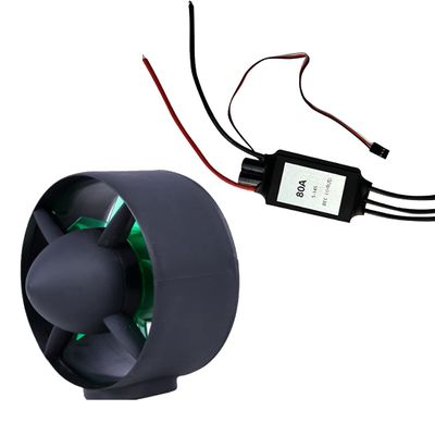 FEICHAO 155 60KV Underwater Thruster Diving Booster with CW/CCW 140mm 5-Blades Propeller (CW+80A ESC)