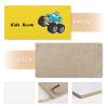 SUQINFA Custom Cartoon Car Kids Room Sign Personalized Kid's Name Door Sign Wall Plates Customized Wood Plaque Sign Wall Decor for Baby Nursery Boy Girl Bedroom view 3