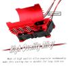 Rcarmumb Motor Cooling Fan Upgrades Part for 1/8 1/7 Arrm a RC Scale Car,Brushless 15000 RPM High Speed 30mm Cooling Fan Heatsink with 42mm Adjustable Mount for 4068 4274 Motor,Red view 3