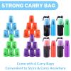 Lancisism 48Pcs Quick Stacking Cups Set, BPA-Free Material Sports Training Stacking Cup Game, Classic Family Game for Teens Adults Idea (12 Blue & 12 Green & 12 Purple & 12 Red) view 2