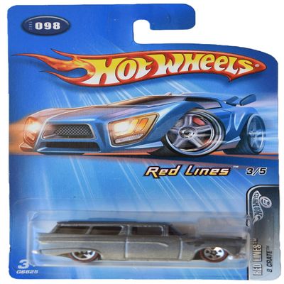 Hot Wheels 8 Crate, Red Lines 3/5 [Gray] #98