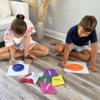 A+ Assets Bean Bags for Kids  Shape Bean Bags for Preschool Learning, 8 Pack Educational Manipulatives for Preschoolers, Sensory Toys for Toddlers, Learn Colors & Shapes view 2
