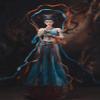 1/6 Scale Female Action Figure,12inch Flexible Chinese Ancient Beauty Music Girl Dunhuang Goddess Action Figure Collectible (Blue) view 4