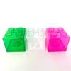 1PCS Building Block Piggy Bank,Transparent Plastic Blocks Piggy Bank Coin Storage Case Coin Storage Box(White) view 3