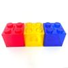 1PCS Building Block Piggy Bank,Transparent Plastic Blocks Piggy Bank Coin Storage Case Coin Storage Box(White) view 4