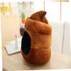 ABOOFAN 1pc Carnival Party Hat Funny Costume Headgear for Masquerade and Festivals Soft Plush Cotton Material Comfortable and Easy to Wear for Halloween Birthdays and Fun Events view 3