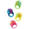 amscan Shine & Sparkle Light Up Rings - 1.58" x 1.81" | Assorted Colors | Pack of 8 view 1