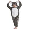 ACOGNA Onesie Kids Plush Animal Koala Costume One Piece Pajamas Girls Boys Teen Halloween Cosplay Sleepwear Gray 8-9 Years view 1