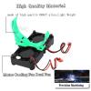 hopsupRC 3660 540 550 Motor Cooling Fan with 36-38mm Adjustable Mount Upgrades Part for 1/10 Slash SCX10 TRX4,Aluminum High Speed Cooling Dual Fans 20000 RPM Heatsink Hops Up,Green view 4