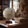 Waypoint Geographic Atlantic Plus Illuminated Globe, 12" Antique Ocean-Style, Up-to-Date Reference For Home and Office Decor, 17 H x 13.5 W x 12 D view 4