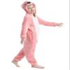 ACOGNA Onesie Kids Plush Animal Koala Costume One Piece Pajamas Girls Boys Teen Halloween Cosplay Sleepwear Pink 6-7 Years view 2