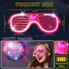 115 PCS Glow in the Dark Party Supplies,100PCS 8 Pink Glow Sticks Necklaces Bracelets with Connectors,15Pack Pink LED Glasses,LED Light Up Toy Neon Party Favors for NewYear,Valentines Day,Wedding view 3