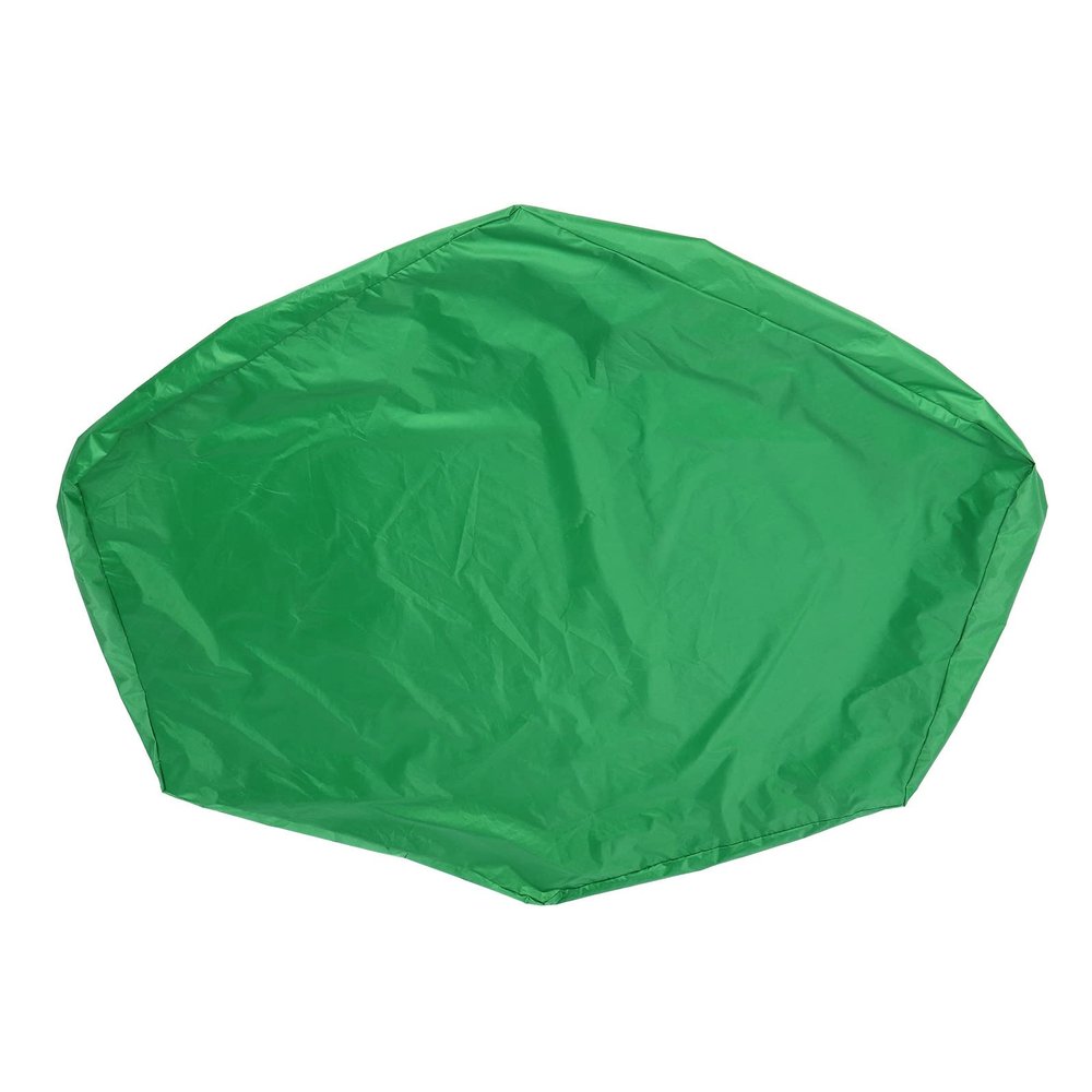 Sandbox Cover, Hexagon Sandpit Sand Toys Cover Pool Cover with Drawstring, Cover Only 55.1 x 47.2 x 7.9in(Green)