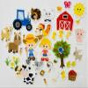 Story Time Felts 37 Piece Farm Animals Felt Figures for Flannel Board Set Small (Blonde Hair) view 2