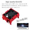 hopsupRC VXL-3s ESC Motor Cooling Fan Upgrades Part for 1/10 Slash/Rustler/Stampede VXL 4X4 2WD,High Velocity Fan Heatsink Hops Up,Replace #3340,Red view 3