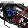 hopsupRC VXL-3s ESC Motor Cooling Fan Upgrades Part for 1/10 Slash/Rustler/Stampede VXL 4X4 2WD,High Velocity Fan Heatsink Hops Up,Replace #3340,Red view 4