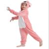 ACOGNA Onesie Kids Plush Animal Koala Costume One Piece Pajamas Girls Boys Teen Halloween Cosplay Sleepwear Pink 8-9 Years view 3